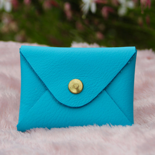 PORTE MONNAIE - BLEU CIEL