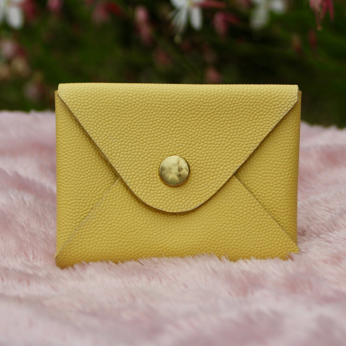 PORTE MONNAIE - JAUNE PALE