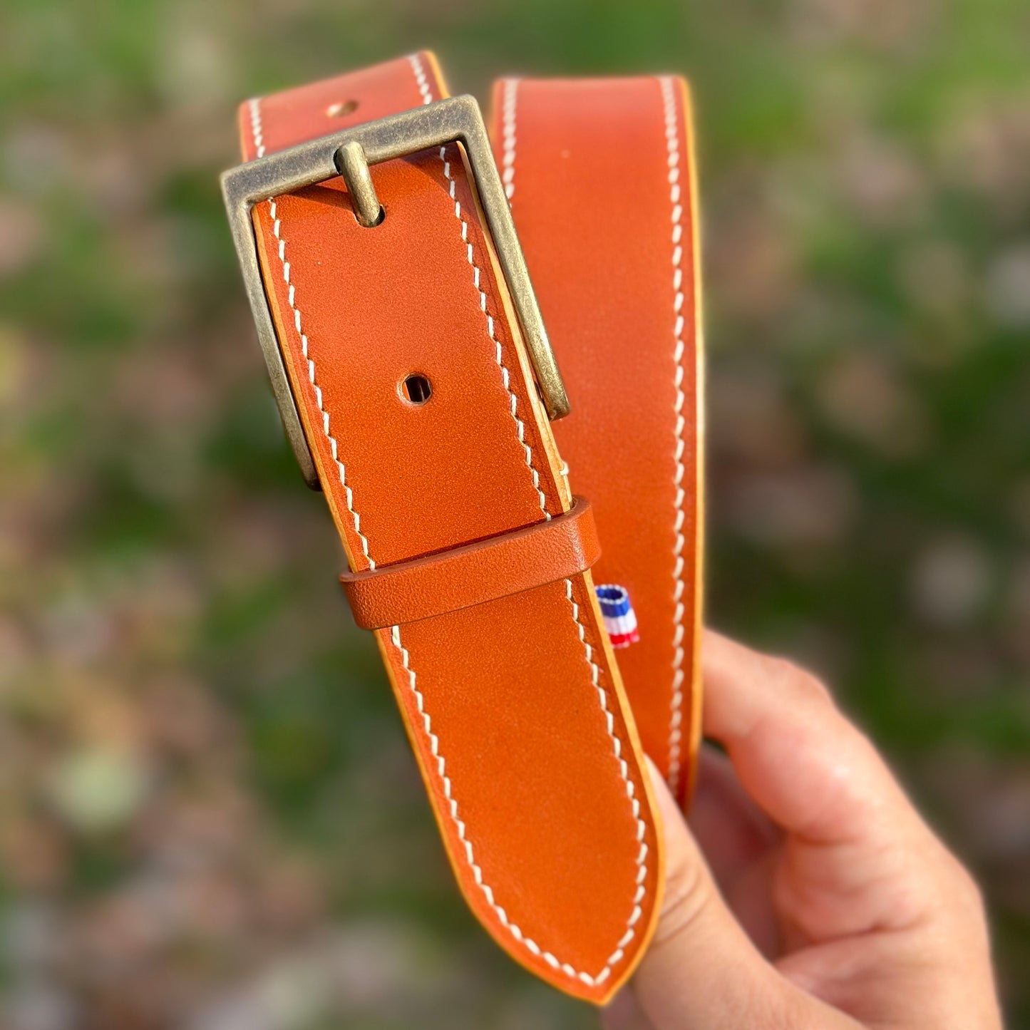 CEINTURE LOUIS - CAMEL