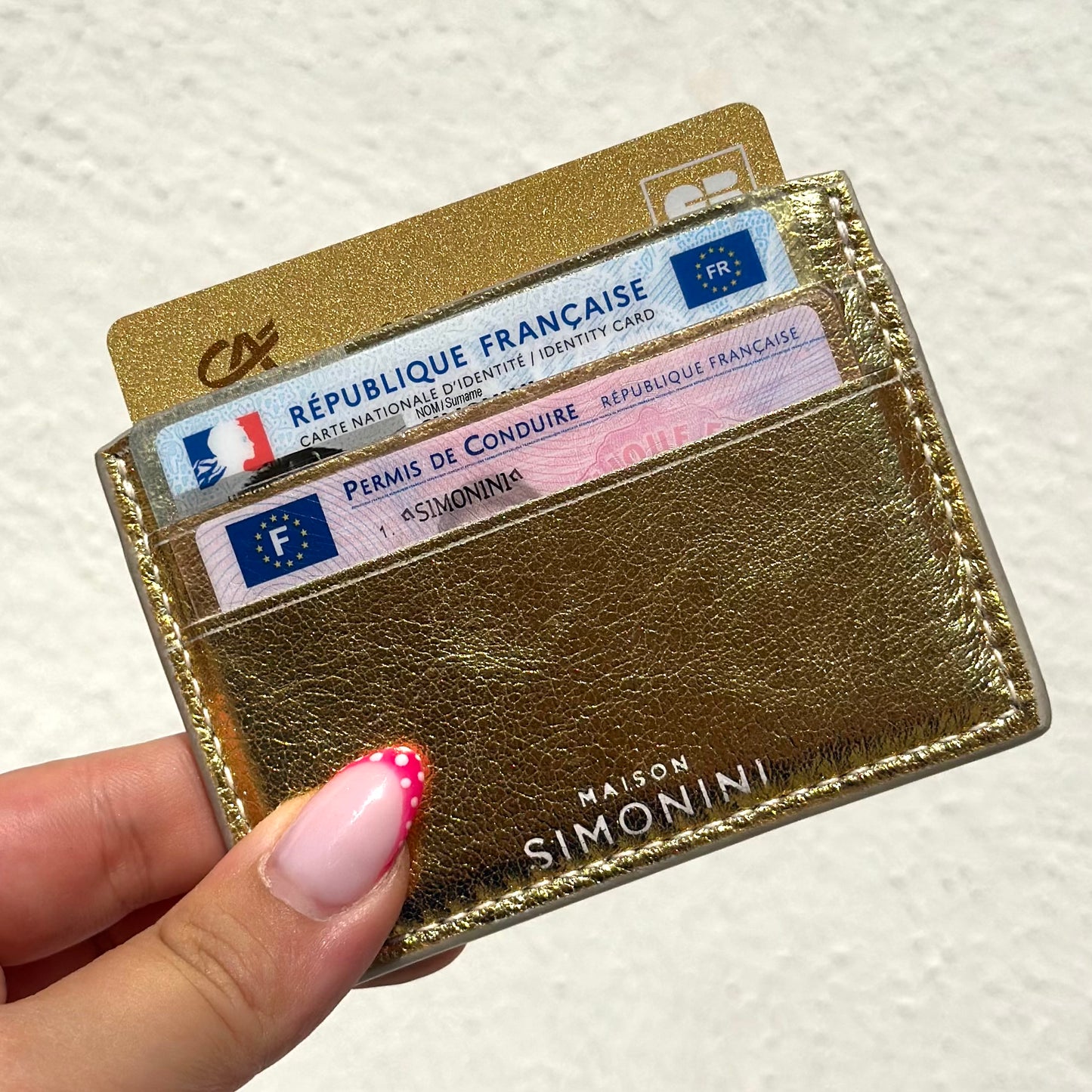 PORTE CARTES - GOLD