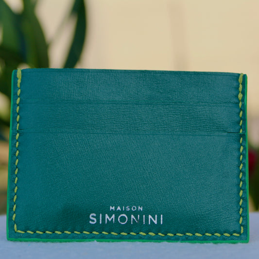 PORTE CARTES - VERT SAPIN