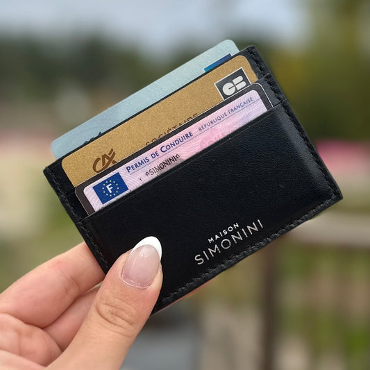 PORTE CARTES - NOIR
