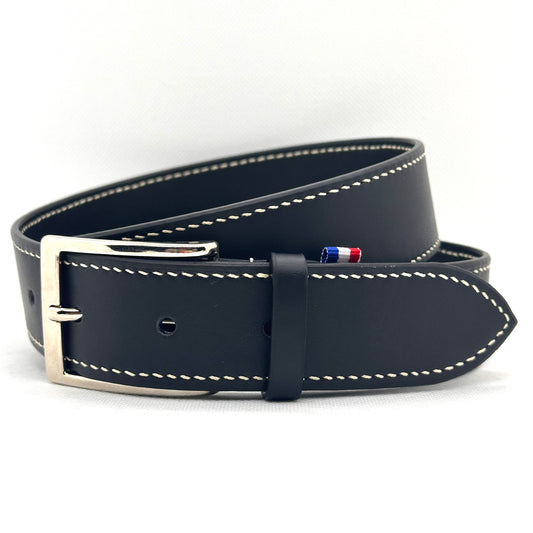 CEINTURE NOAH - NOIR - COUSU MAIN