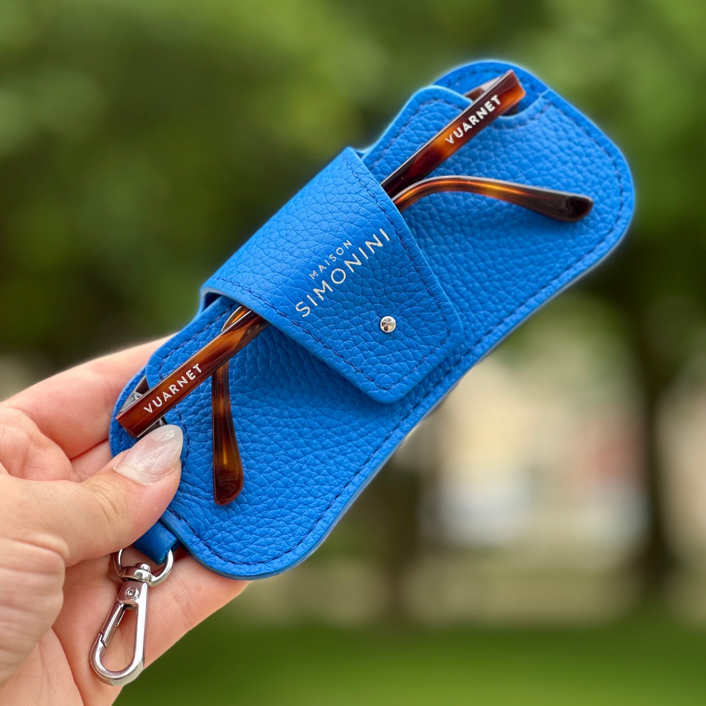ÉTUI À LUNETTES - BLEU